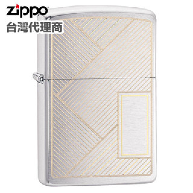 Zippo 下殺7折＊加碼送2罐燃油 Diagonal Stripes Design 防風打火機