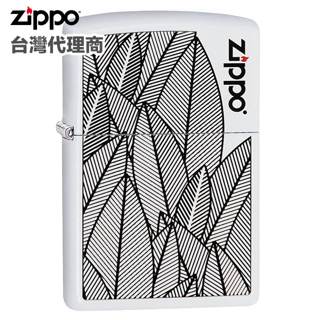 Zippo 下殺7折＊加碼送2罐燃油 ZL Leaves Design 防風打火機