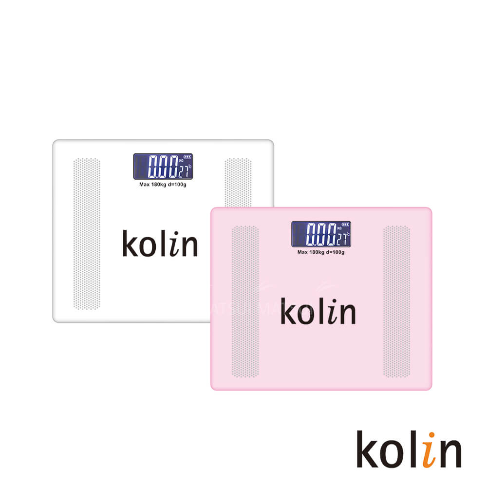 超薄電子體重計(白/粉 隨機不挑色) KWN-DLW802