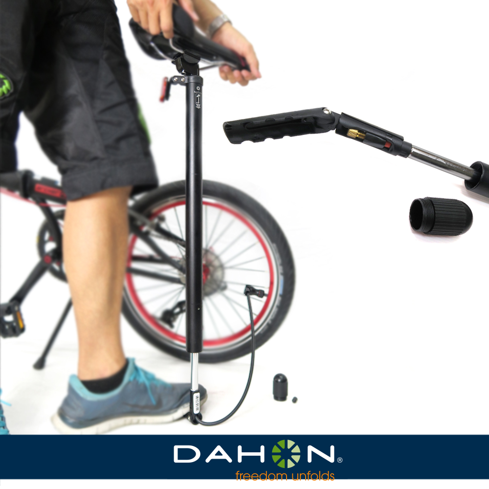 DAHON 大行 BioLogic Zorin Pump 鋁合金含打氣筒座管-霧黑