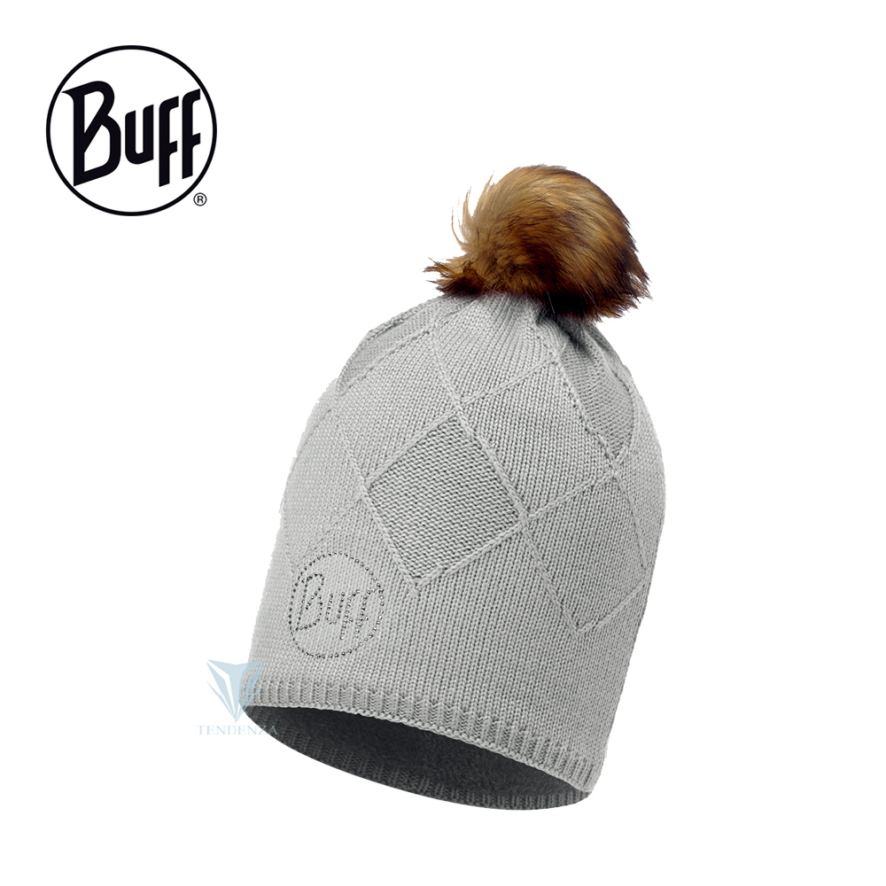 BUFF 9折!! Lifestyle BFL113523 針織保暖毛球帽 典雅灰 STELLA