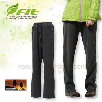 FIT 維特 女新款 雙刷雙搖保暖長褲/保暖.抗風/鐵礦灰 EW2805