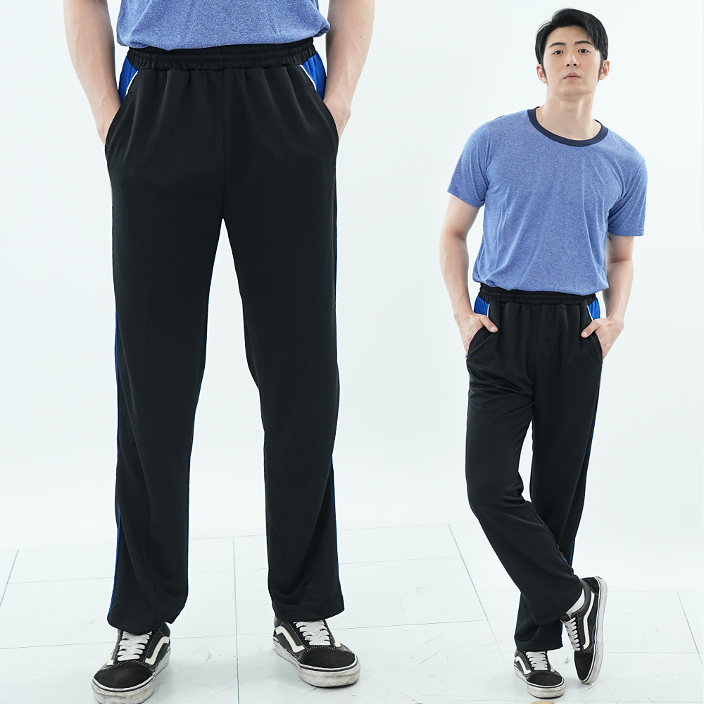 遊遍天下 MIT男款吸排抗UV運動長褲(運動/健身/路步)GP1013黑色