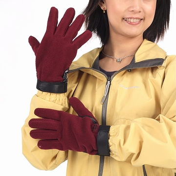 SNOWTRAVEL WINDBLOC防風保暖手套(小羊皮) (酒紅色)(STAR049-WRED)(980)