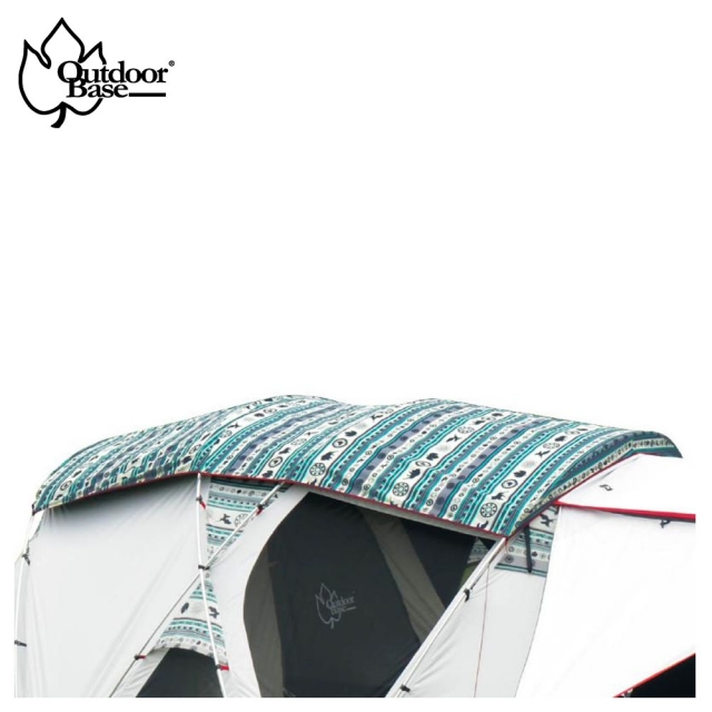 OutdoorBase 彩繪天空-歡樂家庭帳-專用原廠頂布-OB23137 露營 野餐地墊