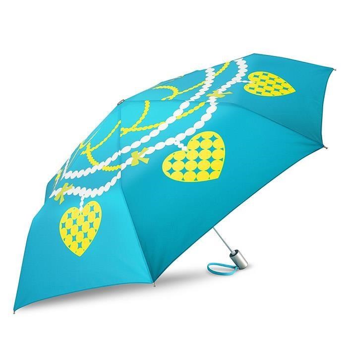 didyda 超輕自動傘 防風抗UV防曬摺疊雨傘 (珍珠項鍊)