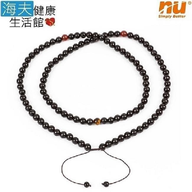 恩悠數位 108顆 黑色 能量珠 項圈