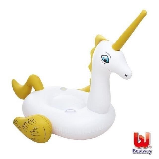 BESTWAY 巨型獨角獸成人充氣騎乘/坐騎