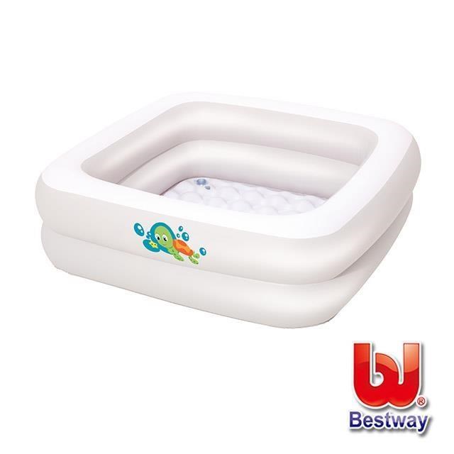 BESTWAY 寶寶方型充氣浴盆-隨機出貨