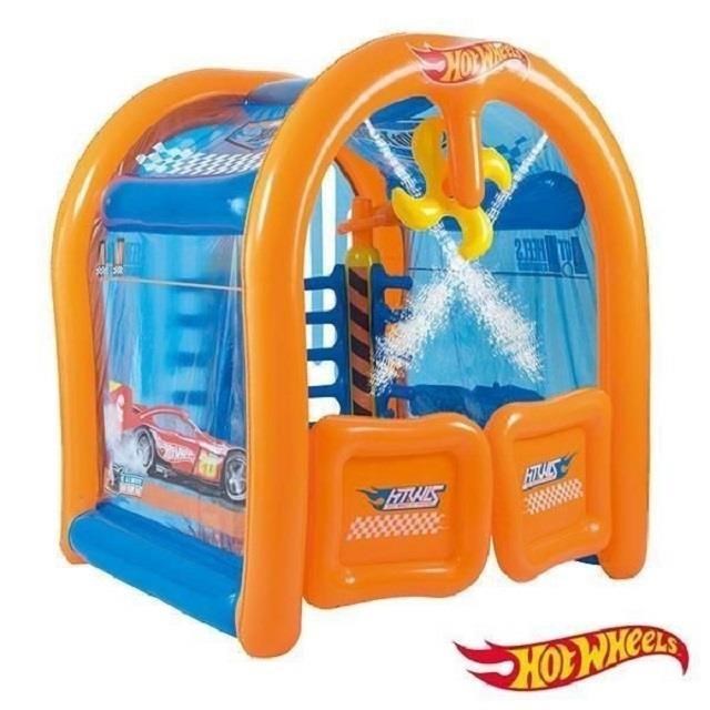 Hot Wheels洗車屋造型充氣遊戲池93406