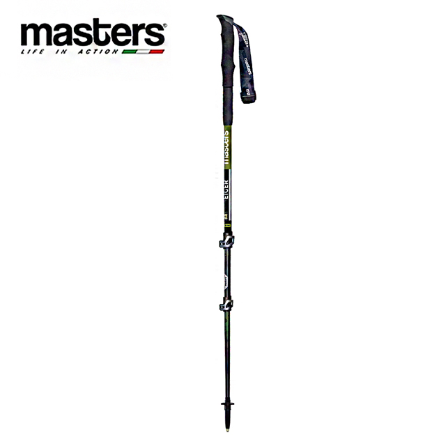 masters 義大利 Eiger 艾格登山杖 黑/綠 1入