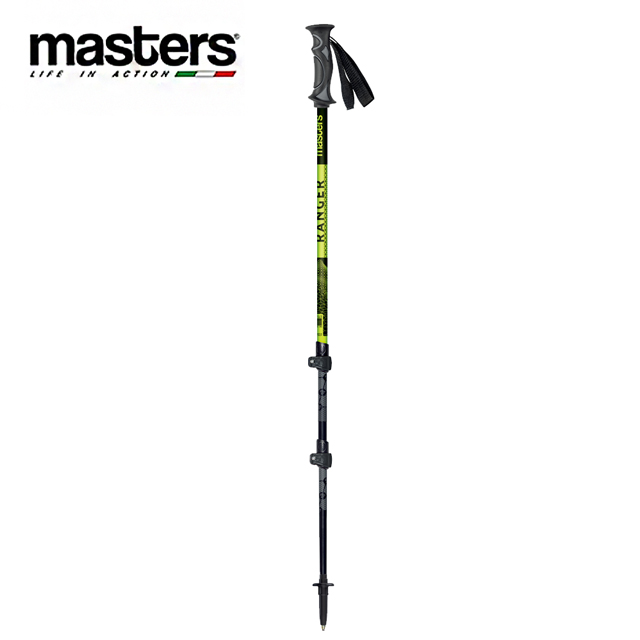 masters 義大利 RANGER Green 探險者快拆登山杖 綠 1入