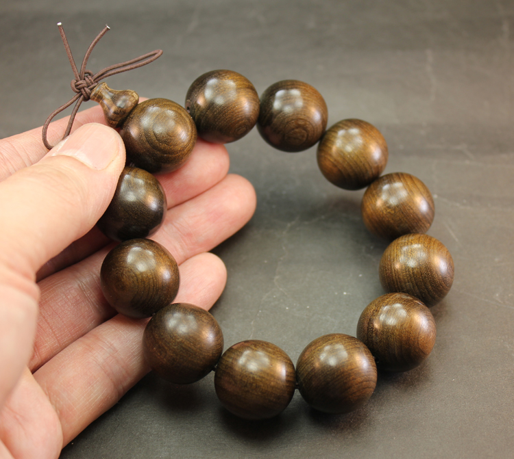 四川千年烏木陰沈木金絲楠木眼20mm*12顆手珠佛珠金絲爍耀 四川千年烏木陰沈木金絲楠木眼20mm*12顆手珠佛珠金絲爍耀