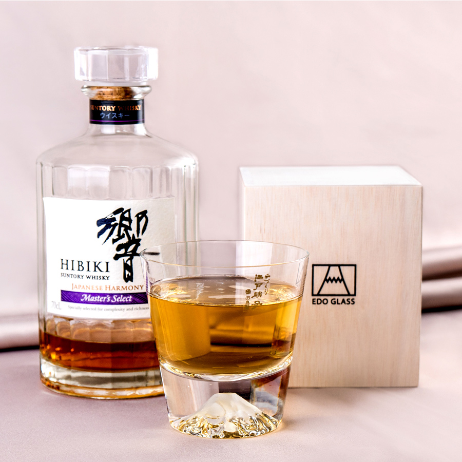 田島硝子 日本職人手工吹製威士忌 富士山 威士忌酒杯 (TG15-015-R)