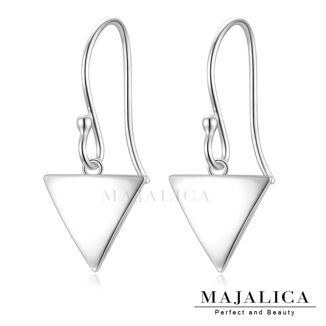 Majalica 純銀耳環 耳勾式 甜美淑女款 多款任選 一對價格 PF8096