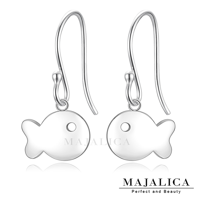 Majalica 純銀耳環 耳勾式 甜美淑女款 多款任選 一對價格 PF8105
