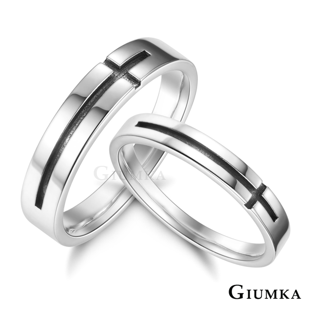 GIUMKA 堅守愛情.情侶純銀戒指.情人節禮物.單個價