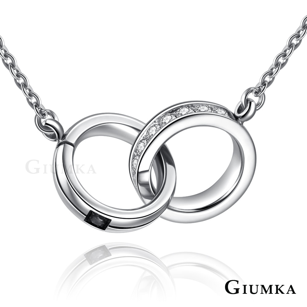 GIUMKA 項鍊女雙環雙圈閨蜜禮物