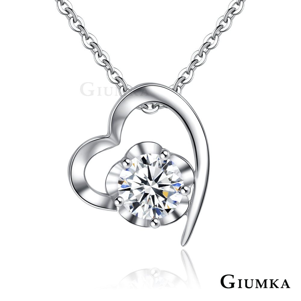 GIUMKA 925純銀項鍊.愛心.閨蜜禮物.愛的花語