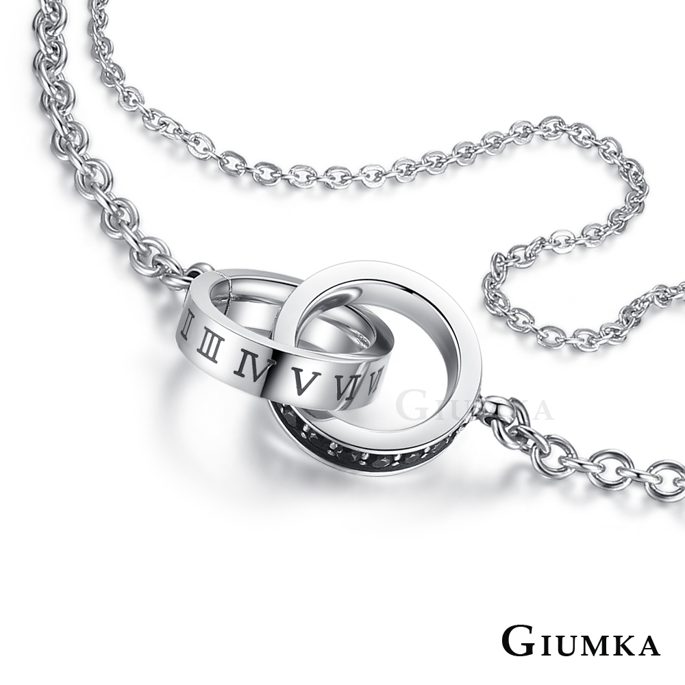 GIUMKA 手鍊雙圈羅馬數字