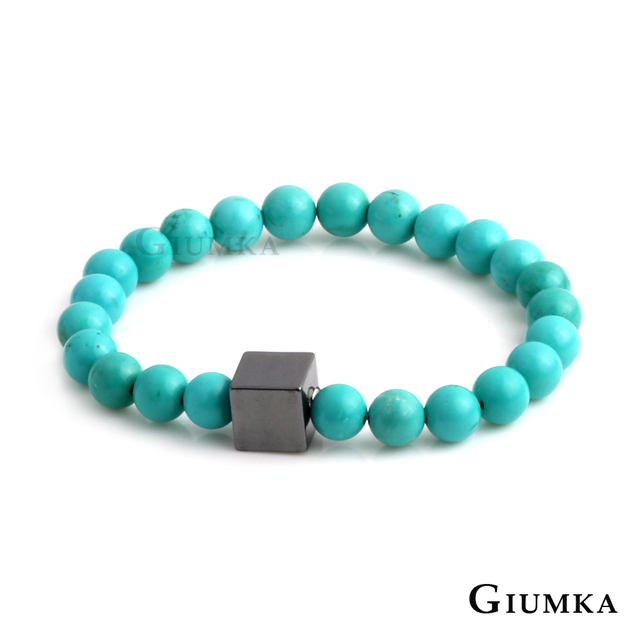 GIUMKA 手鍊黑膽石瑪瑙松石