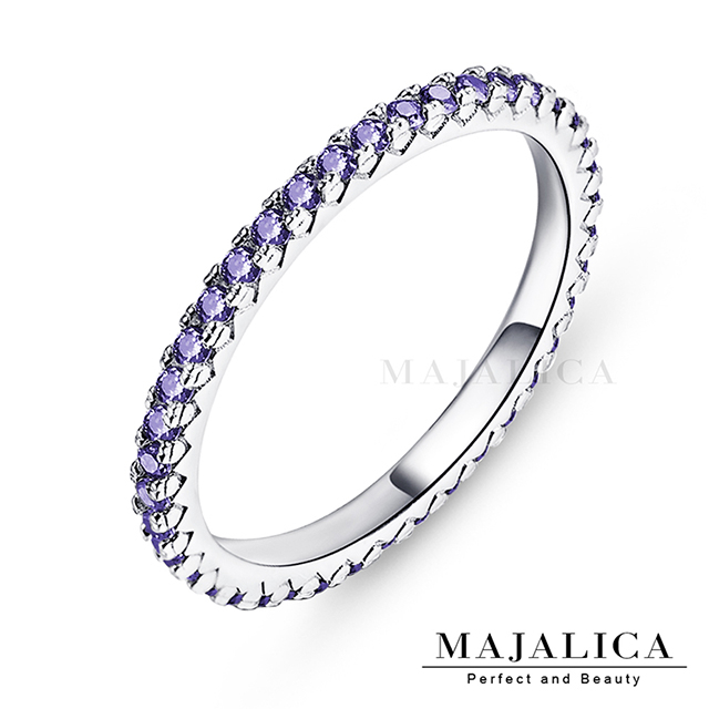Majalica 925純銀線戒指防小人尾戒閨蜜禮物