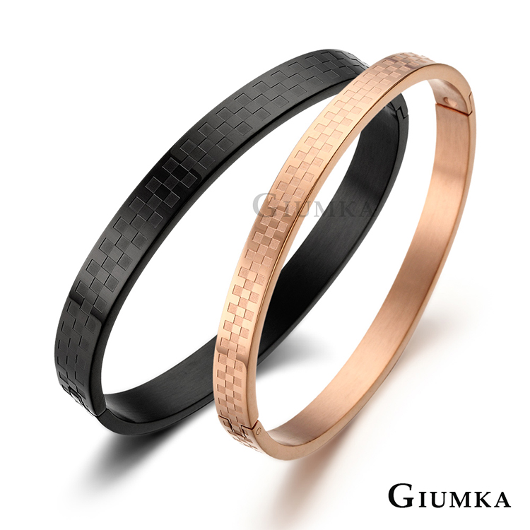 GIUMKA 時尚戀人.白鋼.情侶手環