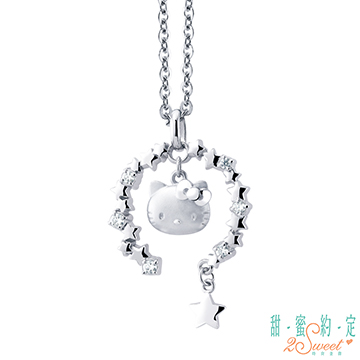 Hello Kitty HelloKitty 漂浮氣泡Kitty純銀項鍊