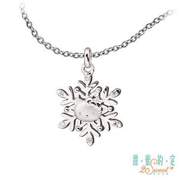 Hello Kitty HelloKitty 雪國之戀kitty純銀墜子 送項鍊
