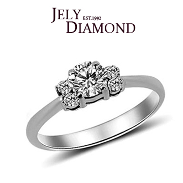 JELY 綺幻魅力0.30克拉-H&A八心八箭美鑽墜鍊
