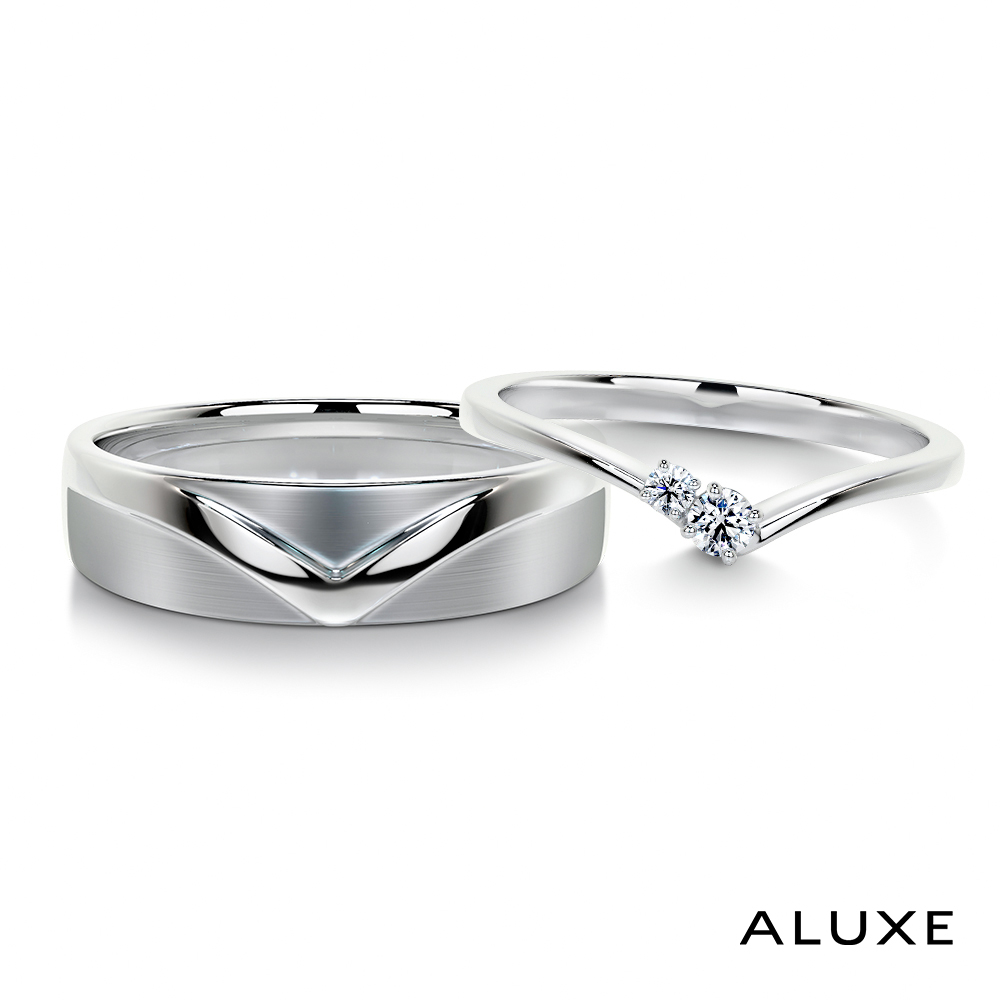 ALUXE 亞立詩 18K金 結婚對戒 RBG0199