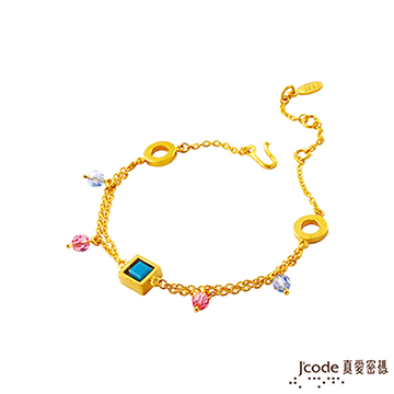 Jcode 真愛密碼 Jcode 愛的果實黃金/水晶手鍊