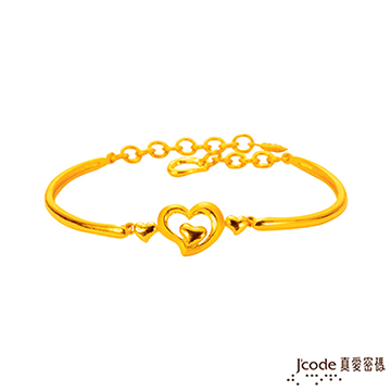 Jcode 真愛密碼 Jcode 心相許黃金手環
