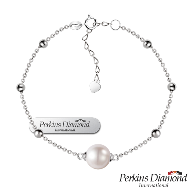 PERKINS 伯金仕 Elegance系列 925純銀珍珠手鍊(其他規格)