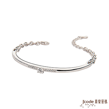 Jcode 真愛密碼 Jcode 愛情諾言純銀手鍊
