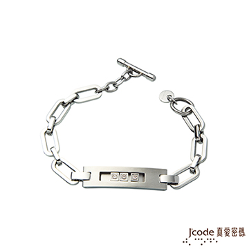 Jcode 真愛密碼 Jcode 移動白鋼手鍊