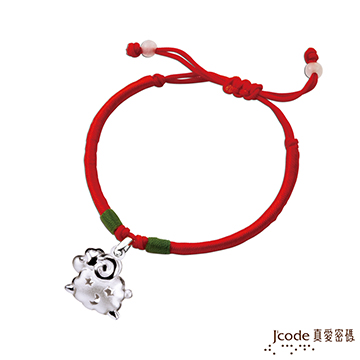 Jcode 真愛密碼 Jcode 星月羊純銀中國結手鍊