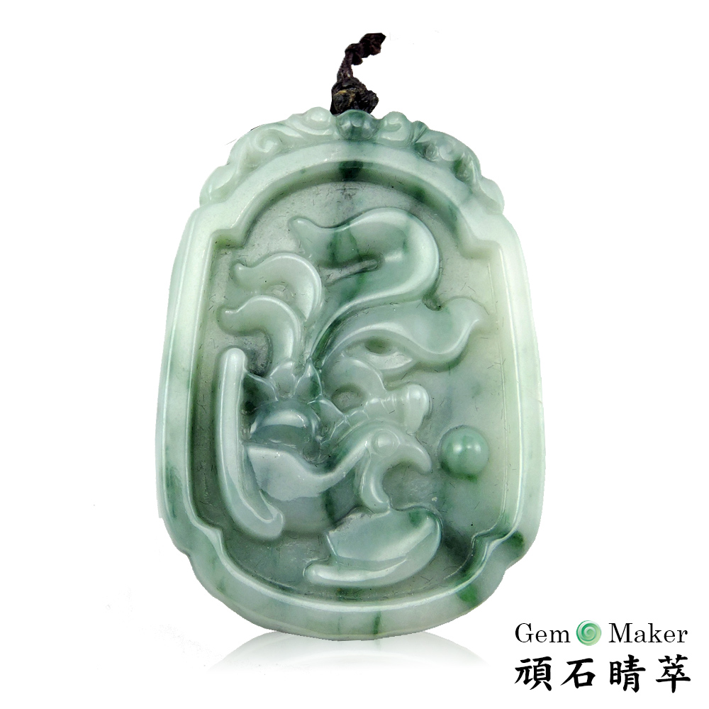 GemMaker 頑石睛萃 開運納福鳳舞天然A貨翡翠項鍊 -買就送品牌手珠一條(送完為止)