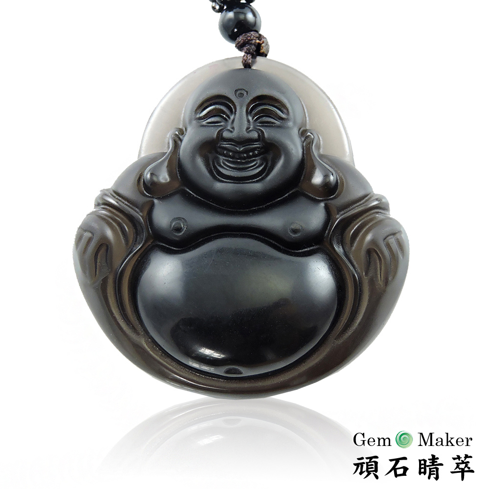 GemMaker 頑石睛萃 笑彌勒冰曜項鍊