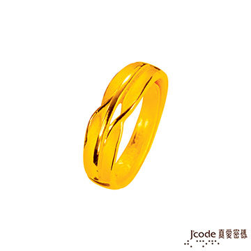 Jcode 真愛密碼 Jcode 愛慕黃金男戒指
