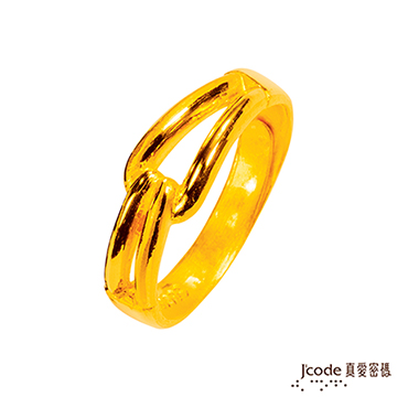 Jcode 真愛密碼 Jcode 幸福戀人黃金男戒指