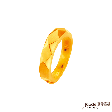 Jcode 真愛密碼 Jcode 恆久的愛黃金男戒指