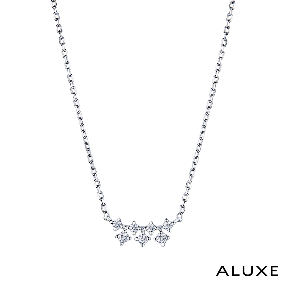 ALUXE 亞立詩 18K金 鑽石項鍊 璀璨星河 NN0110