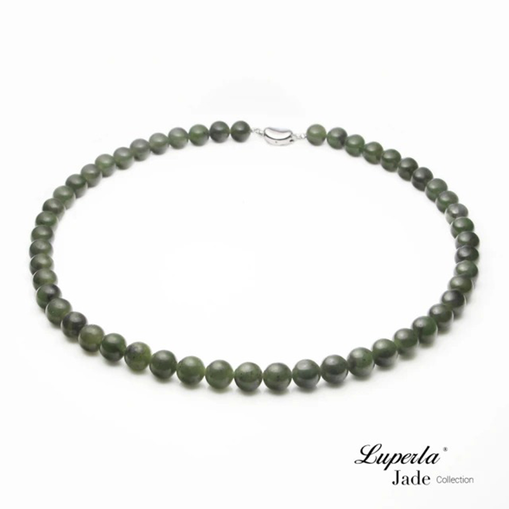 Luperla 大東山珠寶 圓滿碧玉圓珠項鍊8mm