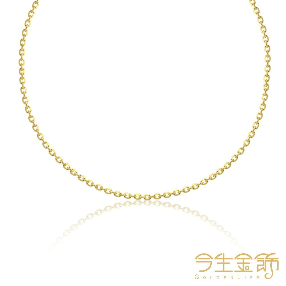 今生金飾  跳舞鍊  純黃金項鍊