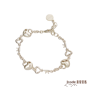 Jcode 真愛密碼 Jcode 甜蜜牽絆純銀手鍊