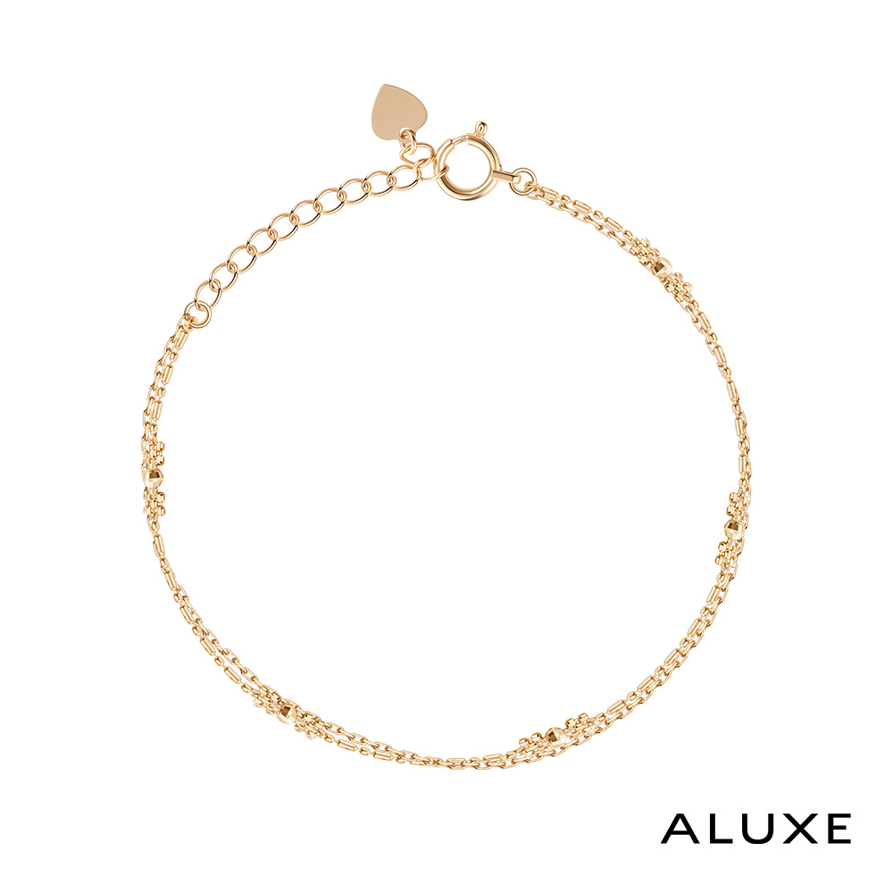 ALUXE 亞立詩 Shine 經典百搭 18K金手鍊 BR0182