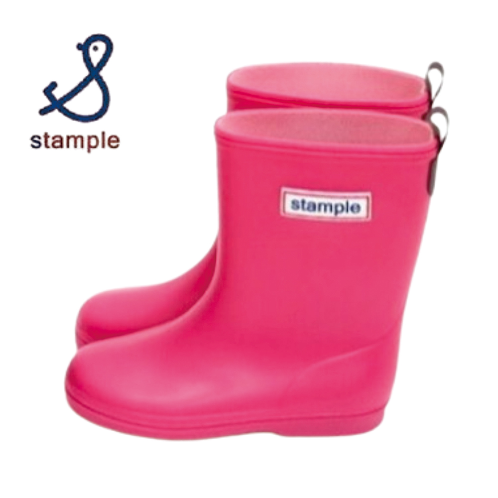 stample 日本製 兒童雨鞋-粉色