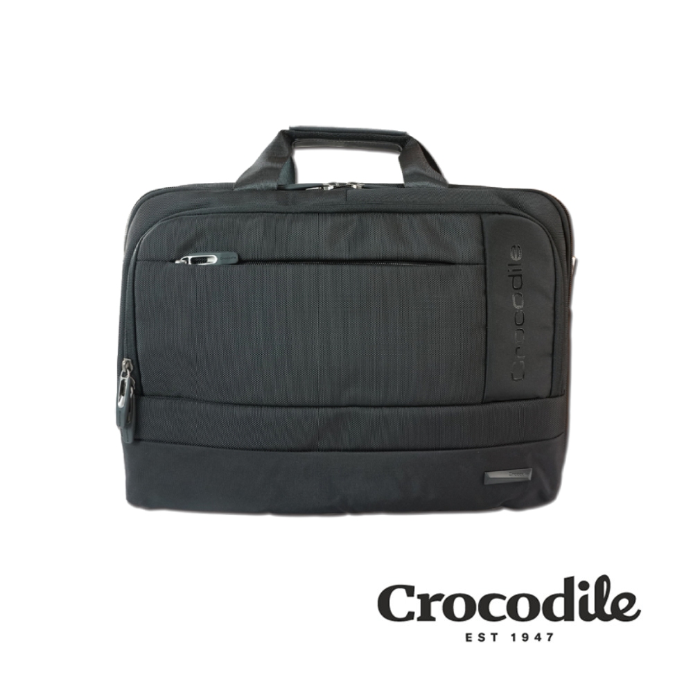 Crocodile 鱷魚牌 Biz 3.0 系列雙拉鍊橫式公事包 -0104-07809