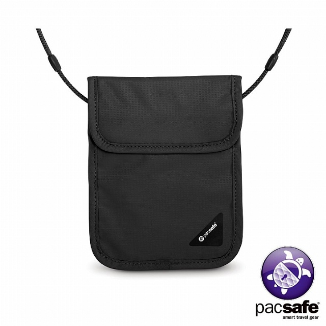 COVERSAFE X75 RFID 安全貼身掛頸暗袋(黑色)